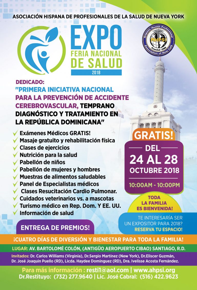 EXPO FERIA NACIONAL DE SALUD  SANTIAGO,Rep-Dom