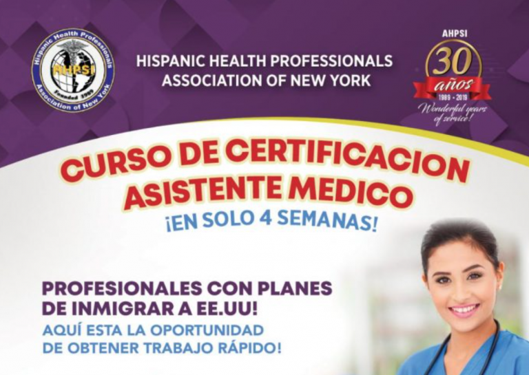 Registro para programa de certificación: Medical Assistant, EKG, phlebotomy