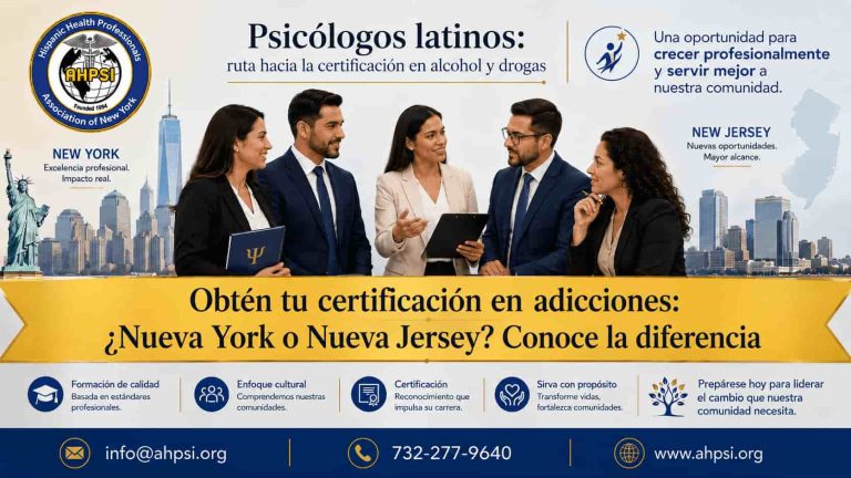 Certificación en consejería de adicciones: comparativa práctica entre NY y NJ