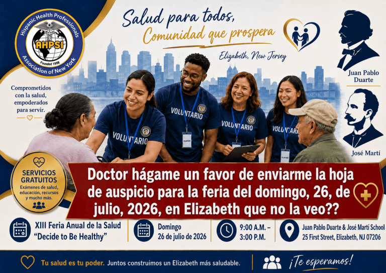 Feria salud de Elizabeth, recursos para los coordinadores.