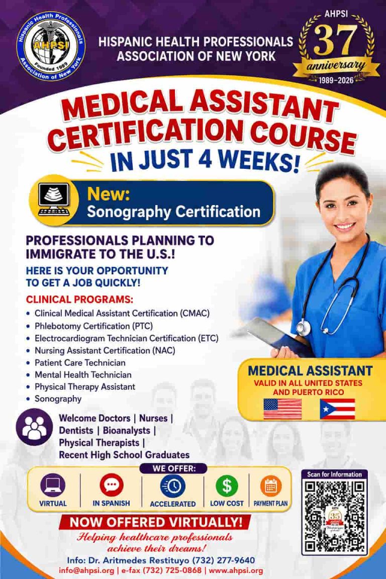Ahpsi, sus certificaciones nacionales.