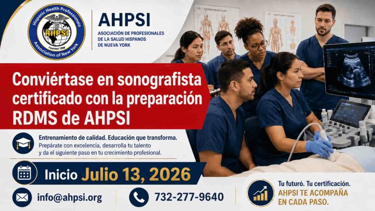 Nueva ruta académica AHPSI: especialización en sonografía hacia el RDMS