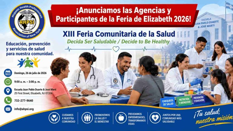 Elizabeth, Health Fair, grandes auspiciadores  y colaboradores, 2026