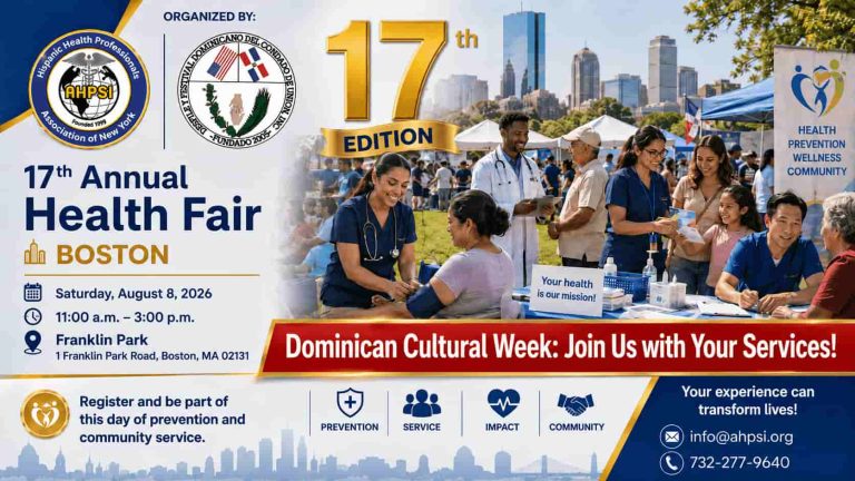 AHPSI is coming to Boston! Take care of your health at the 17th Annual Health Expo