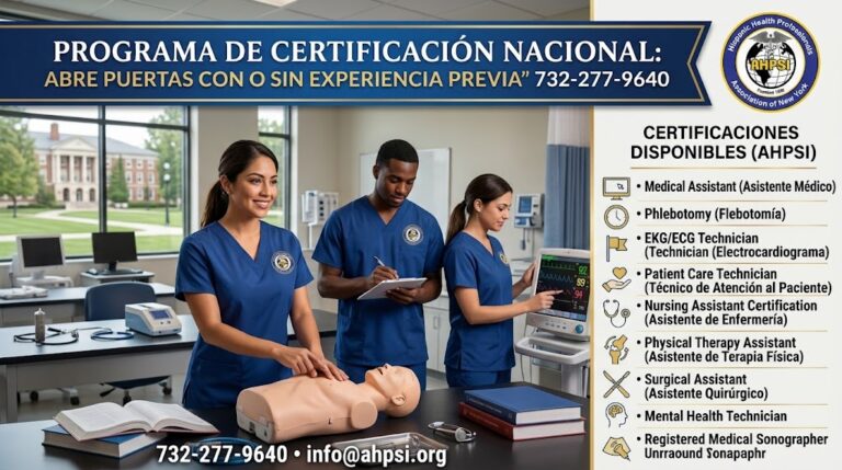 AHPSI Lanza Programa de Certificación Nacional con Acceso para Principiantes y Profesionales