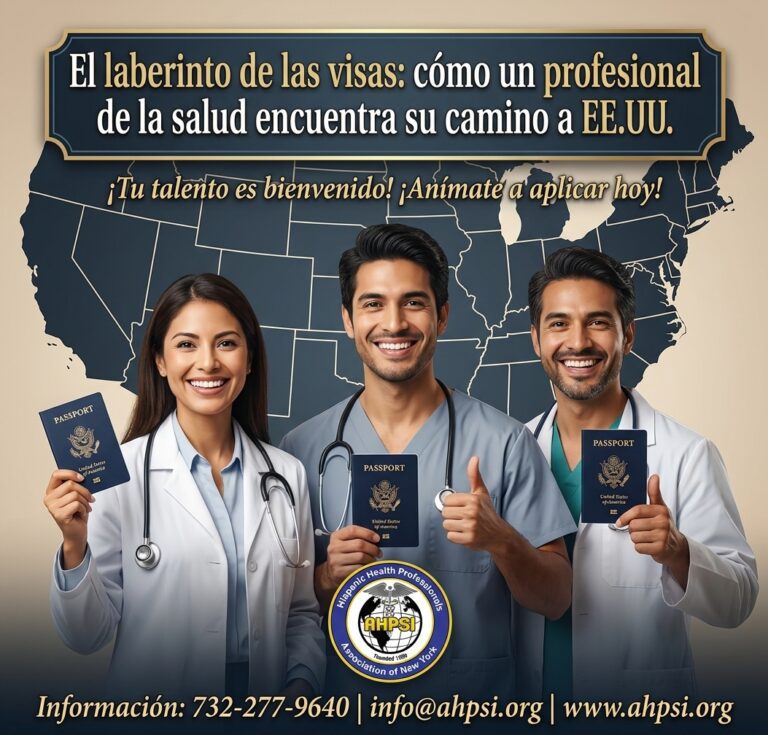 Tipos de visa para profesionales de la salud que quieren trabajar en Estados Unidos