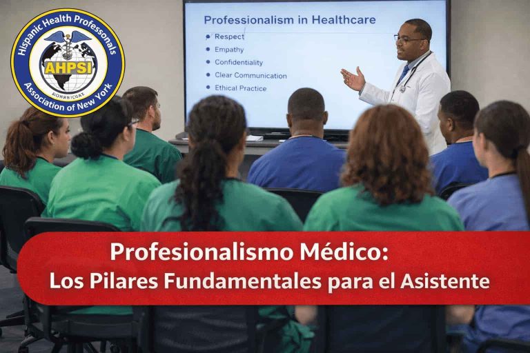 Sistema circulatorio Professionalism en medical assistant.