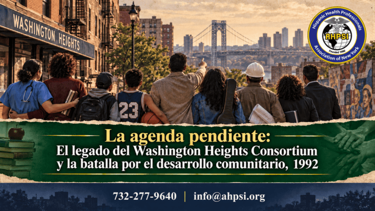 Washington Heights Consortium (1992): La unión de 21 instituciones para transformar un barrio.