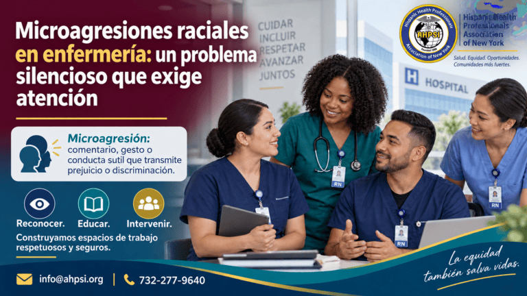 Microagresiones raciales en enfermería: impacto en el profesional y en la calidad del cuidado.