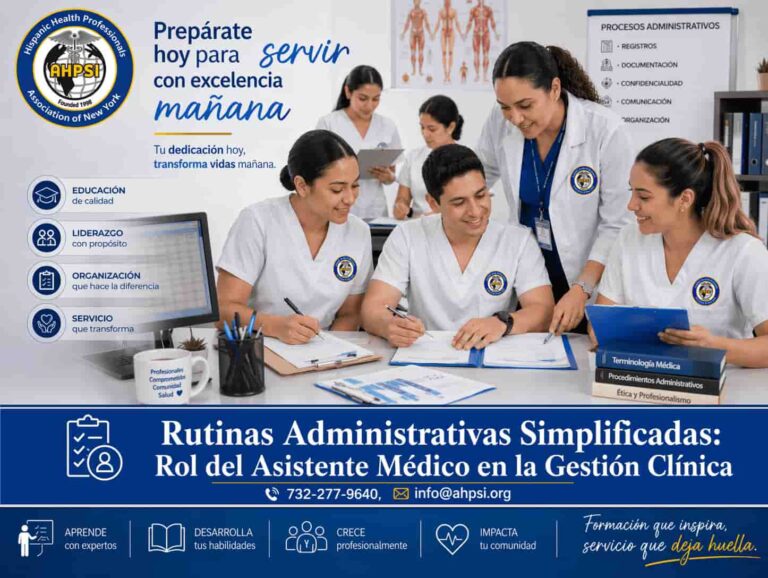 Signos Vitales & Tareas administrativas, en asistente medico.