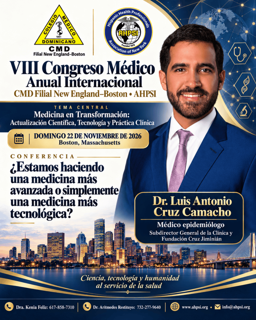 Dr. Luis Antonio Cruz, speaker of the VIII International Medical Congress