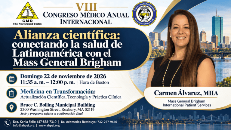CMD-Boston:“Alianza científica: conectando la salud de Latinoamérica con el Mass General Brigham”